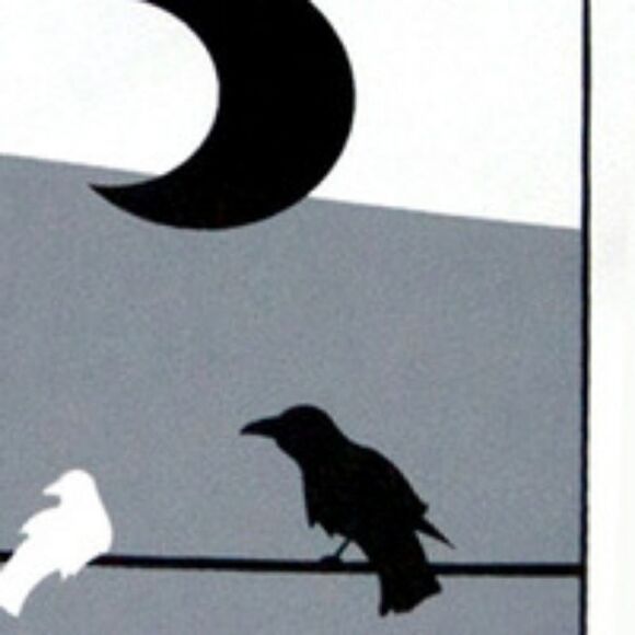 "Birds on a Liner" : 3 color screen print - Picture 2 of 3